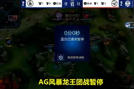 AG团战暂停引争议，猫神直接退出游戏，比赛输了，口碑也丢了图片