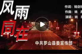 罗山原创歌曲《风雨同在》为战胜疫情加油图片