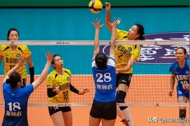 天津女排1米97副攻大爆发！发扣拦全面发威，网友：进国家队吧图片