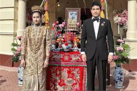 泰国第一变性美人Poyd风光大嫁，感叹自己比女孩幸运，嫁给了王子图片