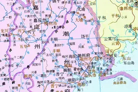 通过地图，了解广东省梅州市从古到今的历史变迁图片