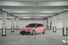 竞技走街范的大众8代高尔夫GTI，上午提车、下午改装图片