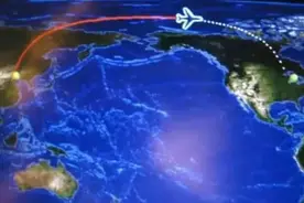 中国飞美国不横跨太平洋直飞，却绕到北极圈和加拿大，这是为何？图片