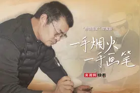 61岁大爷租房边卖煎饼边自学画画7年 网友：现实版陋室铭图片