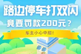 路边停车打双闪？小心记分+罚款！图片