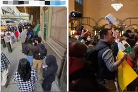 冲上热搜！美国人凌晨3点排队抢中国相机图片