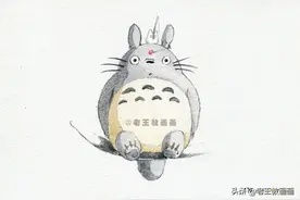 既简单又有趣，孩子一定有兴趣！教你画一幅龙猫图片