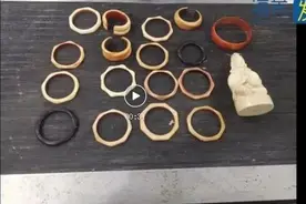 1人带18件象牙制品进境图片