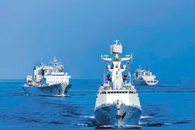 中国海军为何单舰满世界溜达？三大“街溜子”一旦出现就轰动世界图片