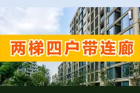 两梯四户带连廊的户型，值得入手吗？个人的居住需求是啥很关键图片
