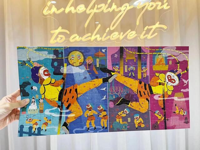 这个西游记题材的拼图我可太爱了