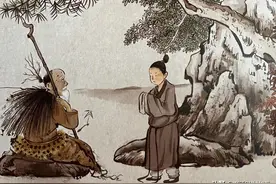 民间故事：书生在深山苦读，有一天突然遇到了一个奇怪的老头图片
