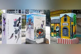 这些光交箱被涂被画了，这到底是谁干的！图片