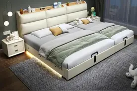 双人床过时了，新式“二胎床”一出，整洁美观省空间，太机智了图片