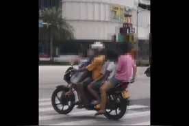 广西这一辆摩托车搭了6个人 民警上门调查并处罚图片
