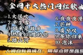 十大热门网红歌曲，你都听过吗？每首都好好听图片