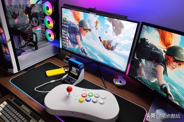 春节把街机搬回家了，单人打拳皇挺爽的，双人ASP更开心