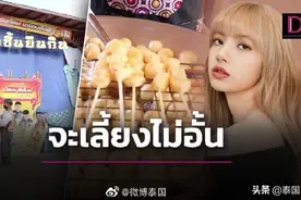 一句话带火家乡炸丸子生意 泰国小贩喊话请Lisa全天免费吃丸子图片