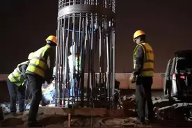 石家庄复兴大街与新城大道互通立交首颗钻孔灌注桩完成图片