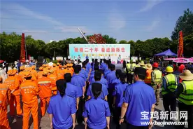 宝鸡陈仓区第三届市民赏花节开幕图片