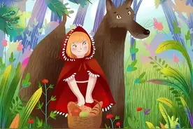 读故事学日语丨《小红帽》图片