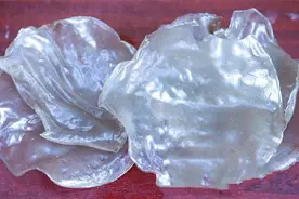 正宗红薯粉皮，只需水和淀粉就能做，40秒1张，晒干后味道比肉香图片