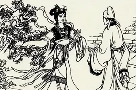 民间故事：女子夜归，被书生拖入树林，她不怒反喜：偷偷拿出剪刀图片