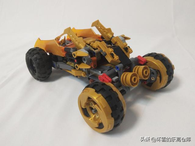 化身成金龙长着翅膀，试玩乐高幻影忍者71769寇的神龙战车