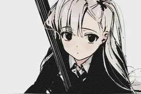 「动漫黑白女头」可能是我困了 突然很想跟你有以后图片