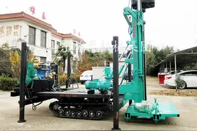 新疆电动水井钻机130米反循环钻井机沙土层打井机快速成孔图片