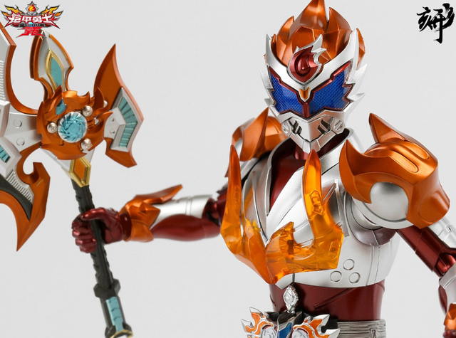 形刻系列手办铠甲勇士拿瓦玩具公开 火之拿瓦 焚尽世间一切罪恶