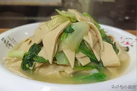 小白菜和干豆腐这样做，清香味美，大鱼大肉吃腻了来一盘特爽口图片
