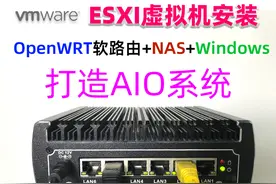 ESXI安装OpenWRT+群晖NAS+Win，打造AIO，附硬盘+网卡直通教程图片