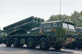 PHL-191型火箭炮亮相环台岛军演，“远火洗地”，能有多大威力？图片