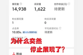 删除作品有影响？势头好的作品，突然停了展现量，这是什么原因？图片