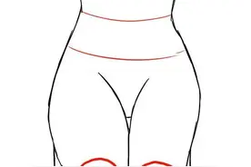 如何画人物的脚/腿图片