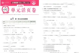 王朝霞单元活页卷五年级下册数学人教版（附答案）图片