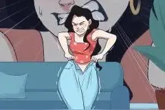 女生大腿粗，是种什么体验？网友：过于真实（漫画）图片