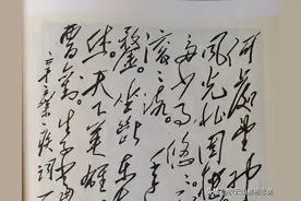 毛主席在飞机上书写的辛弃疾名作：何处望神州，可与众名家比肩图片