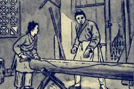 民间故事：木匠因雇主没给工钱，在房梁放了一把斧头，却害了自己图片