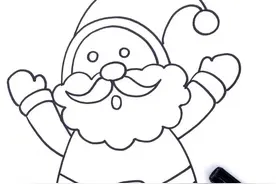 教程丨少儿美术课程《圣诞老人》图片