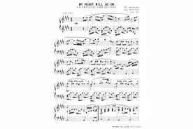 我心永恒，泰坦尼克号主题曲，钢琴谱，曲谱分享图片