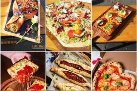 披萨如何创新？改变形状大小，释放视觉冲击力，简单粗暴又有效图片