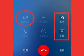 手机打电话时，尽量不要按视频通话这个按键，会额外收费图片