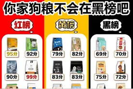 天呐？一直在吃的狗粮竟然是黑榜？赶紧瞅瞅有你家狗粮没图片
