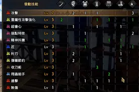 「怪物猎人：曙光」三利刃太刀配装图片