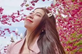 丽江玉龙雪山下的樱花大道，最美的花期已经到来图片