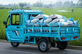 这2款拉货三轮车主打农村市场，5000元起，能拉2000斤，还带自卸图片