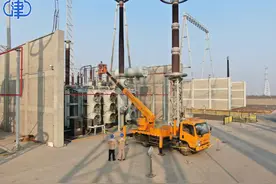 天津1000千伏特高压海河变电站 开展2号主变综合停电检修图片