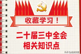 收藏！二十届三中全会知识点图片